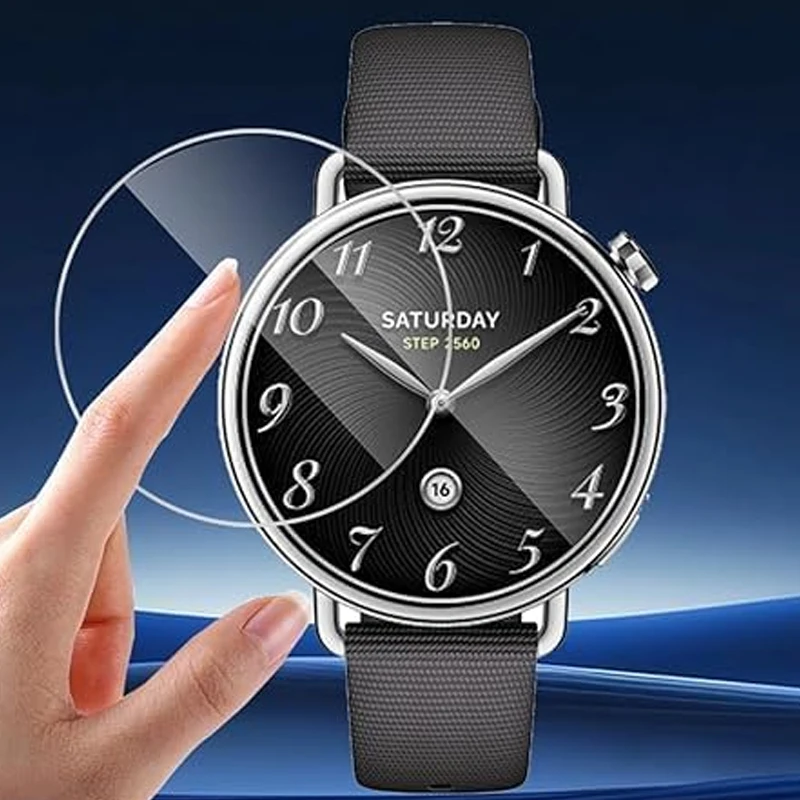 الزجاج المقسى سهلة التركيب فيلم لساعة شاومي S4 41 مللي متر HD المضادة للخدش واقي للشاشة الأفلام لساعة شاومي S4 41 مللي متر #6