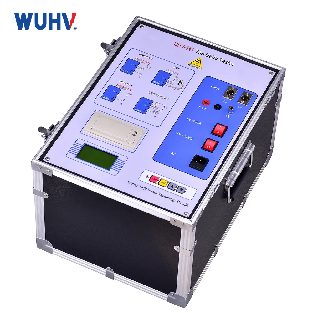 UHV-341 10KV Automatic Anti-interference Transformer Dielectric Loss Tester  Capacitance &Tan Delta 