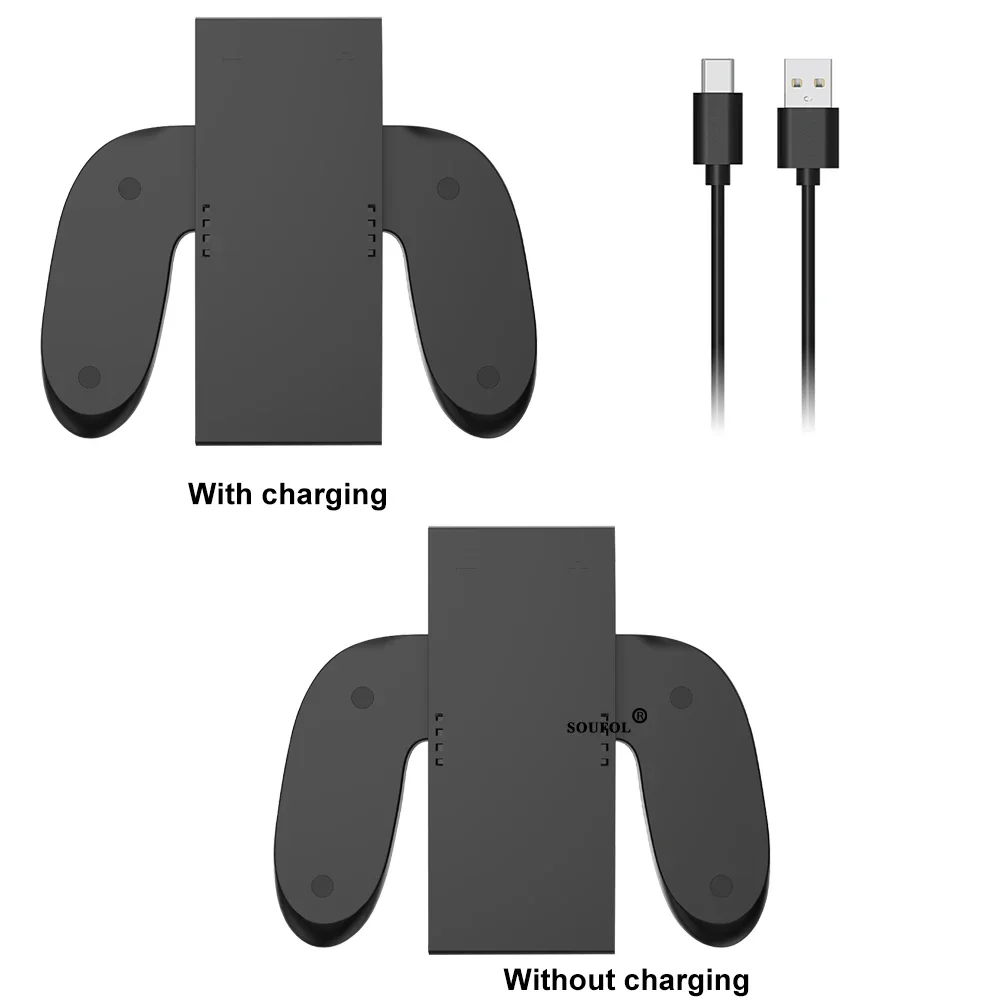 2025年新型充電グリップ NS Switch 2 ジョイパッド ポータブル充電ドック コントローラー充電器 Switch 2 Joy-Con ゲームアクセサリー