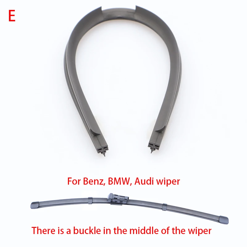 1x Wiper Blade Rubber Strip For Mazda Wipers Refill Accessories