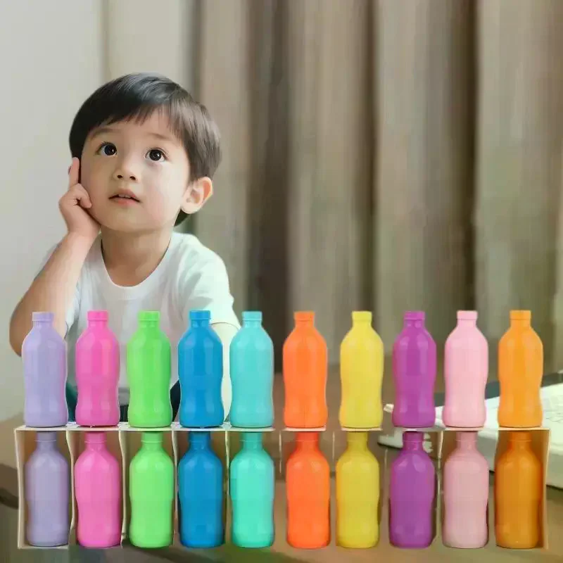 Logical Thinking Toy Set: Kids' Color Classification and Matching Drink to Drink Cups