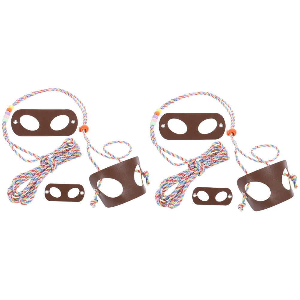 

2 Pcs Lizard Leash Harness Strap Lizards Rope Traction Pu Bearded Dragon Reptile Walking Reptiles