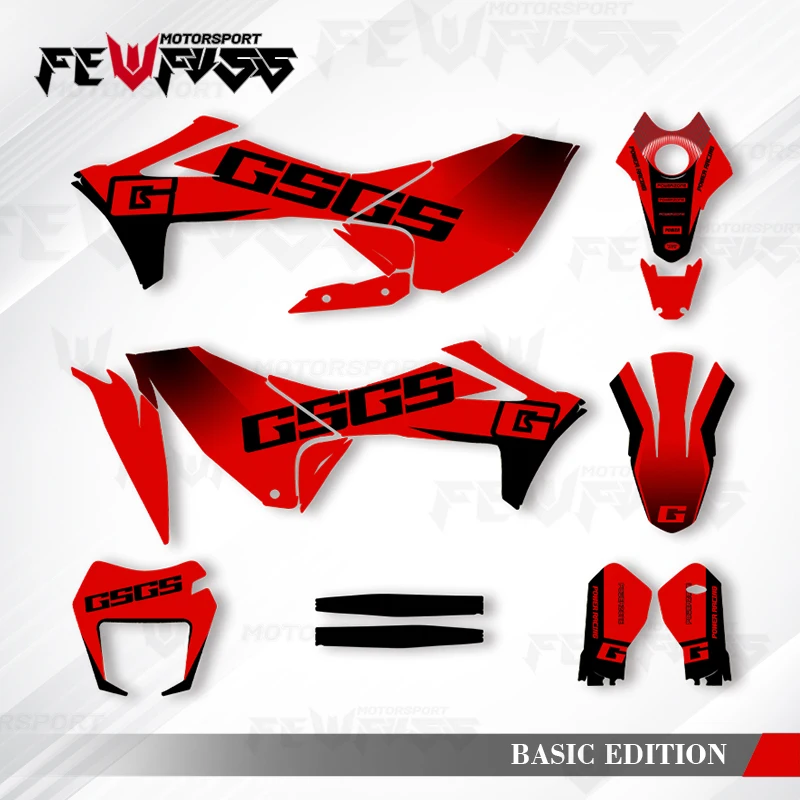 

Fewfuss Graphics Decals Stickers Motorcycle Background Custom For for GASGAS GAS GAS 2022 2023 2024 SM 700 ES 700