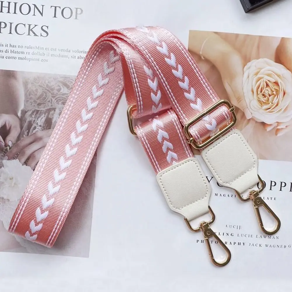 Adjustable Bag Strap Fashion Replacement Wide Handbag Belt Solid Color Polyester Shoulder Bag Strap
