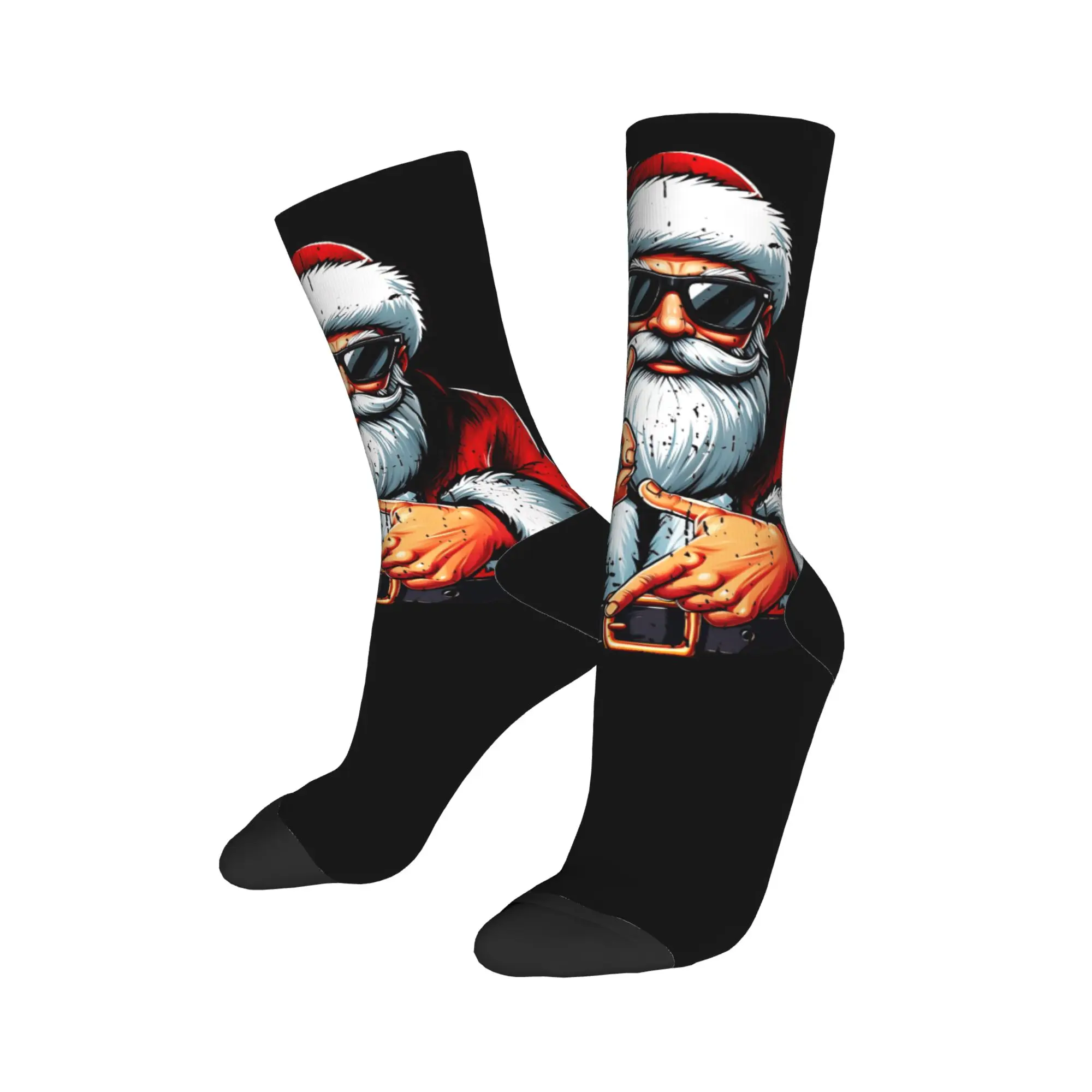 مضحك ستة سبعة 6 7 ميمي سانتا عيد الميلاد جوارب القوطية الجوارب الخريف عدم الانزلاق الجوارب للجنسين الرجال تشغيل الرياضة جودة الجوارب