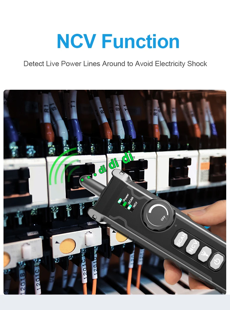 NOYAFA NF 8506 Multifunktions-Ethernet-Kabeltester IP-Scan Ping Poe Test Draht Kontinuitätstest RJ45 RJ11 Netzwerkkabel-Tracker – Detail 10