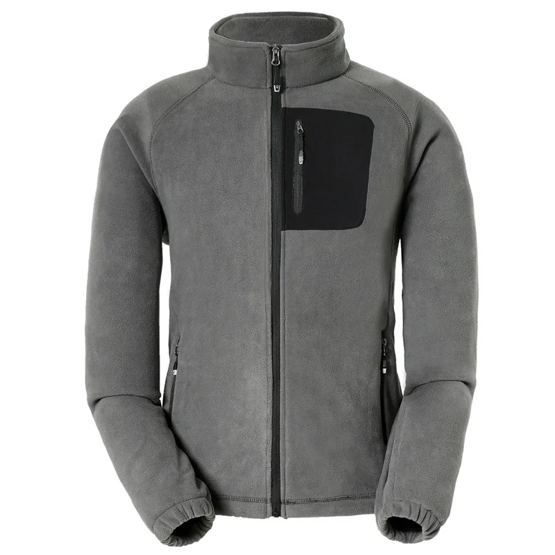 Winter Mens Polar Fleece Jacket Outdoor Men Mountain Ski Warm Zipper Coats Men Soft Shell Windbreaker Jackets Clothing