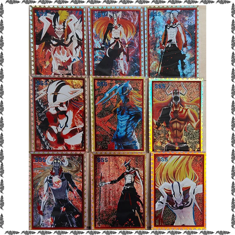 

Anime BLEACH Rare SSS Limited Edition Refractive Desktop Game Kurosaki Ichigo Collectible Card Toys for Men Birthday Gift