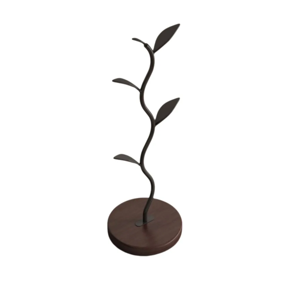 

Modern Tree Shape Coffee Mug Holder Free-Standing Easy Access Cup Display Stand 4 Hooks Multifunctional Water Cup Hanger Home
