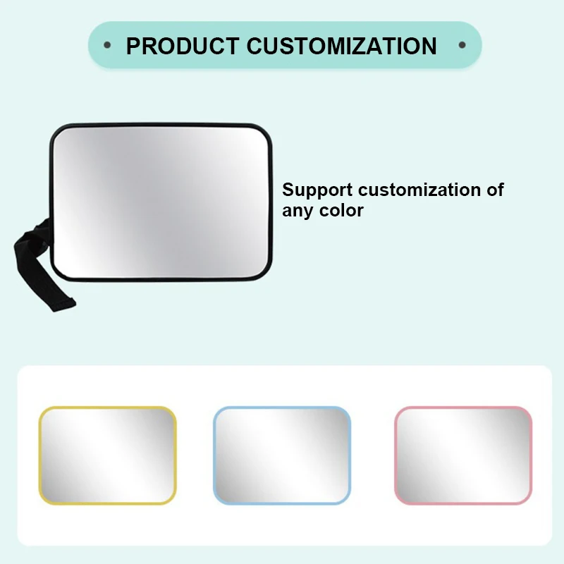 กระจกมองหลังรถยนต์กระจกเด็กสําหรับความปลอดภัยภายในกระจก Universal Car Seat Headrest Mirror Monitor เด็กทารกความปลอดภัยขับรถ