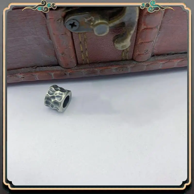 

B11A-3X DIY Knife Bead Pendant Vintage Colorful Brass Paracord Bracelet Braided Accessories Lanyard Charm-B