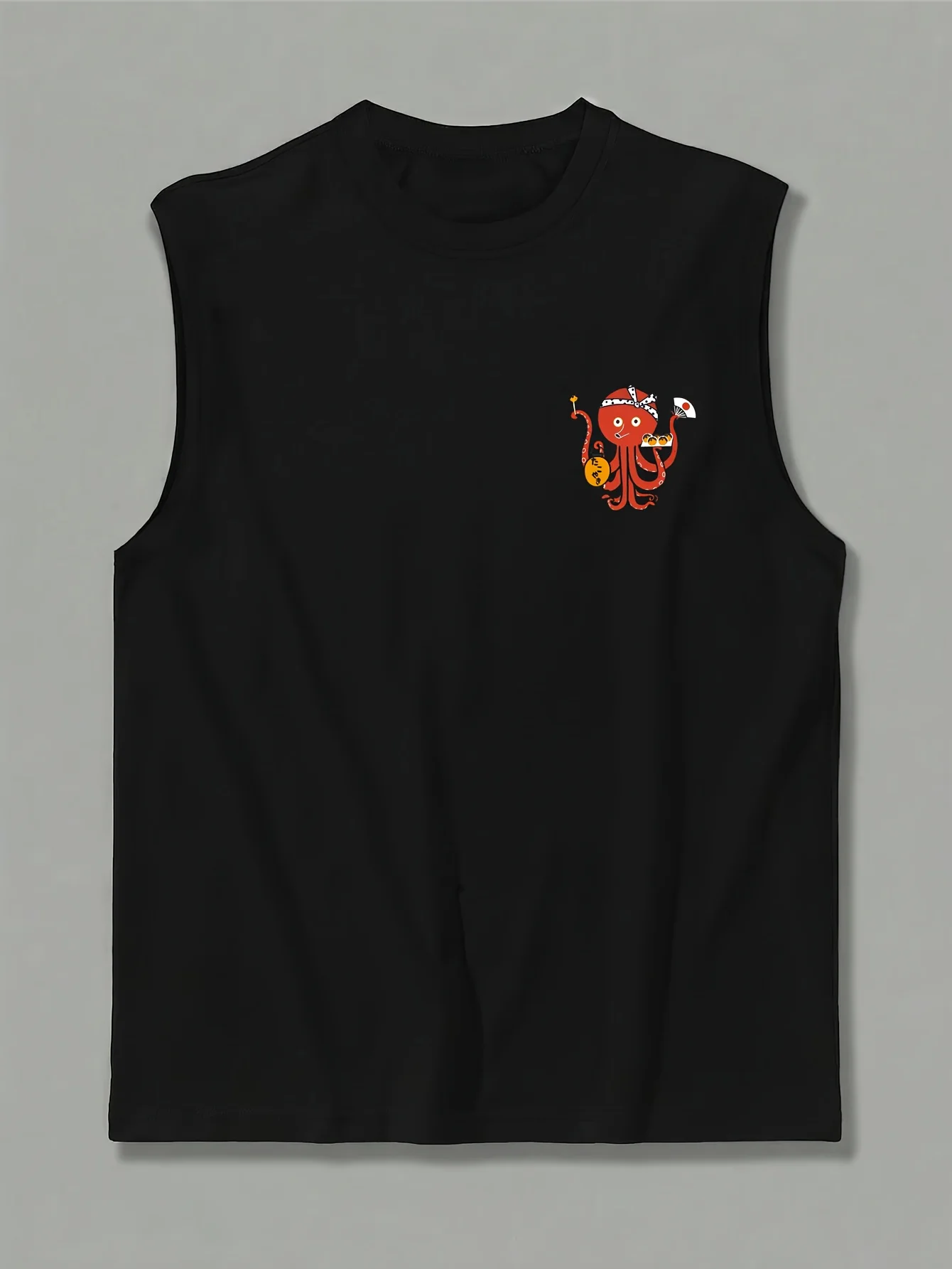 Men Pure Cotton Tank Top Timeless Retro Street Commute Outfit
