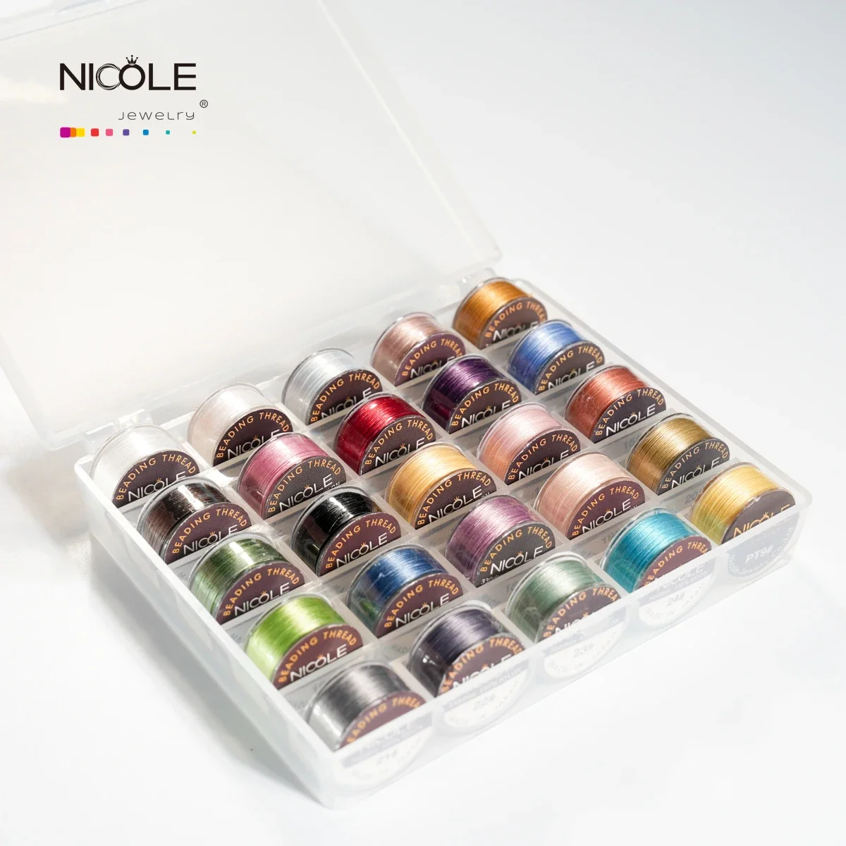 miyuki-100-nylon-330-dtex-set-di-fili-per-perline-in-scatola-25-rotoli-fai-da-te-giappone-perline-filo-accessori-per-braccialetti-46m-rotolo