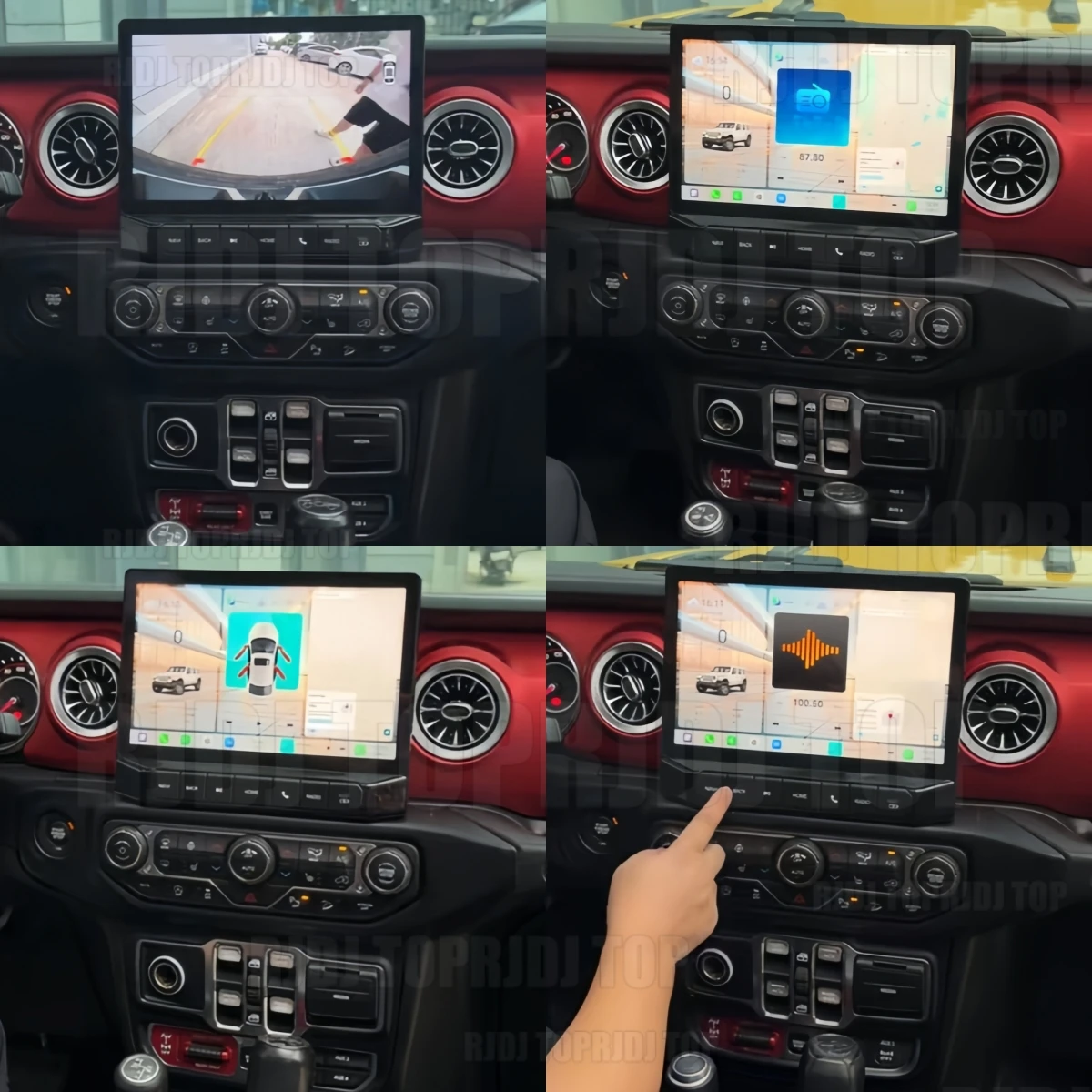 11.5 Inch Android Auto Wireless CarPlay Car Radio For Jeep Wrangler JL 2018-2022 Multimedia Video Player Stereo GPS Navigation