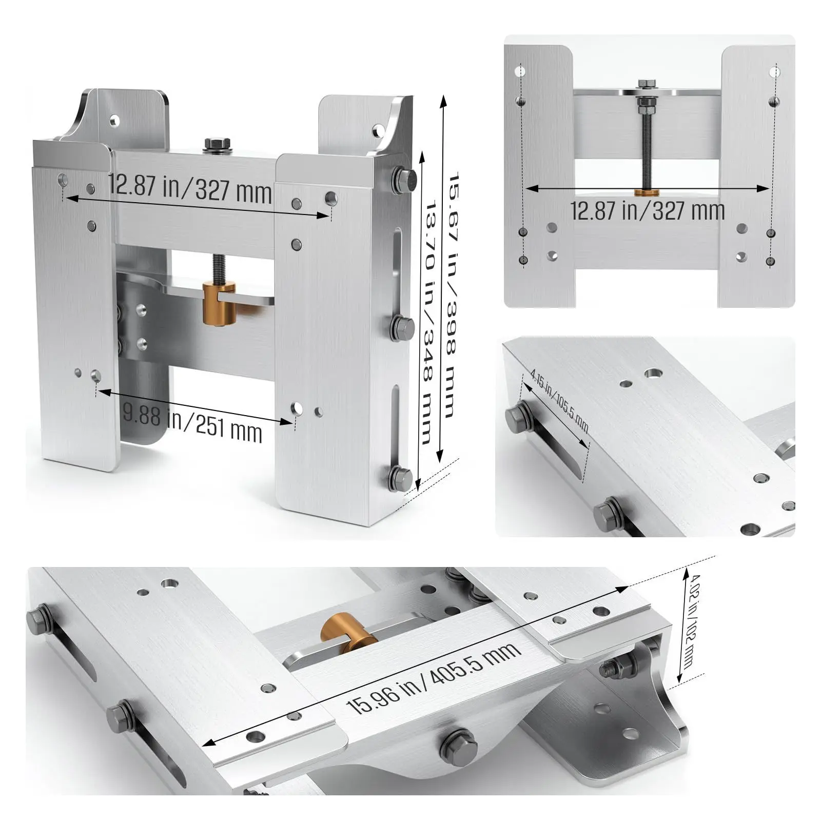 OEM Adjustable Outboard Jack Plate 4 Inch Setback Motor Mount Bracket Stainless Steel Boat Accessories