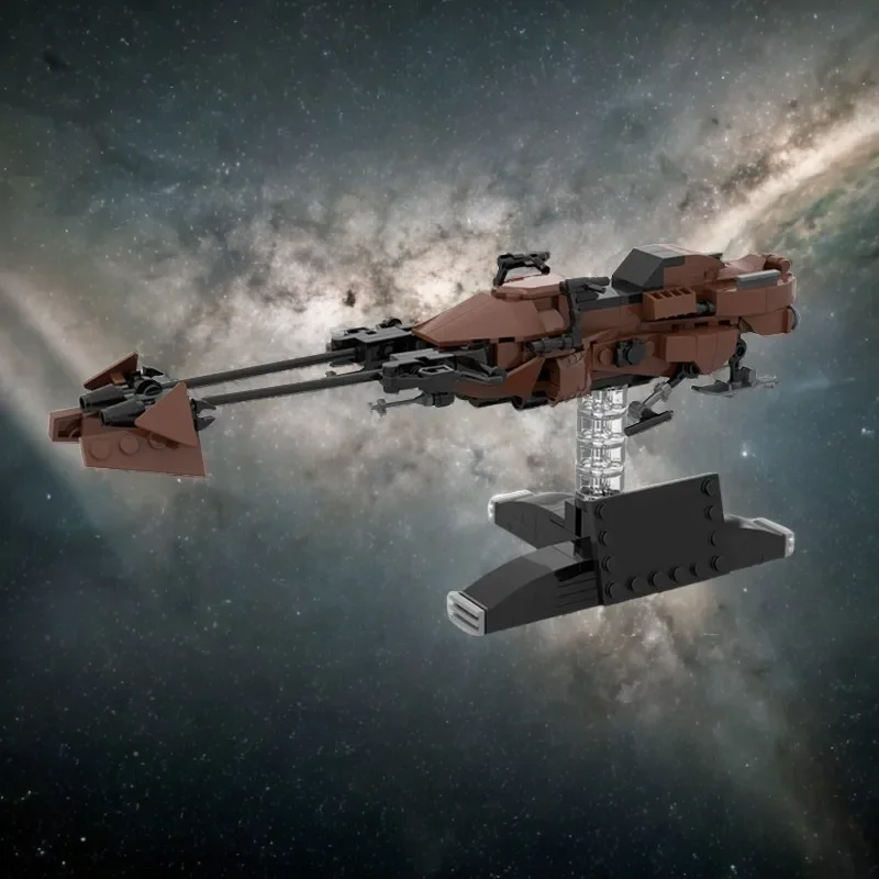 

119 шт., велосипед Star Battle Imperial Speeder, мини-модульные модульные строительные кирпичи MOC в сборе, игрушки «сделай сам», подарки, детские праздники