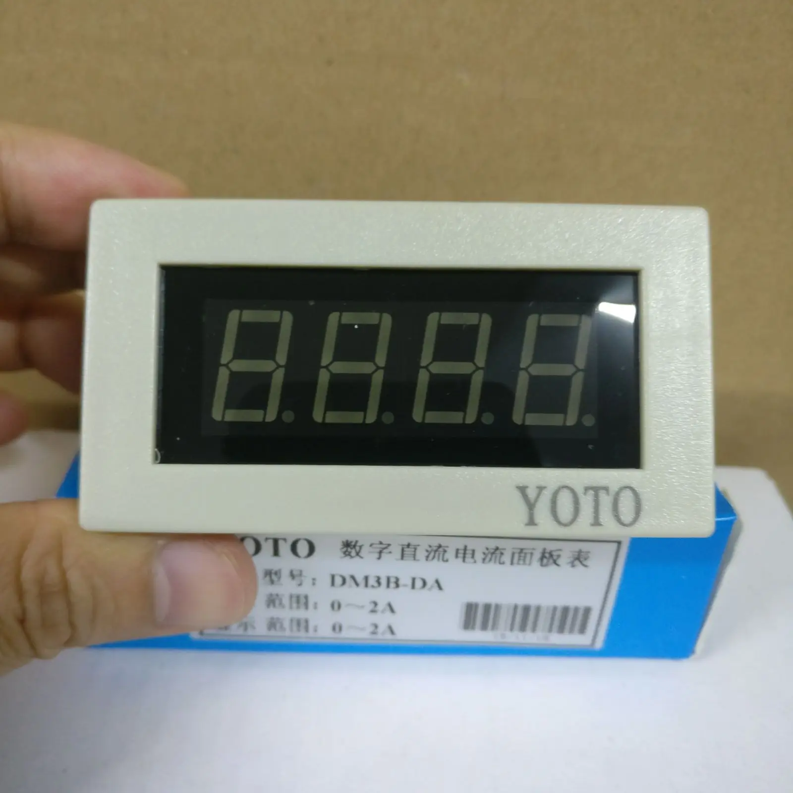 Beiqi Electric YOTO Panel Digital Voltmeter Ammeter DM3B-DA/DV DC