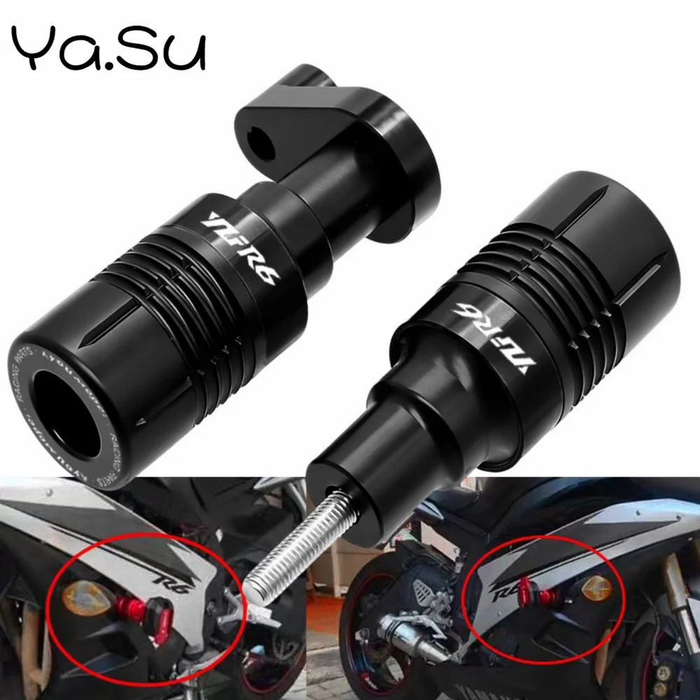 Motorcycle Front And Rear Axle Anti Drop Rod Protection Ball For YAMAHA YZF R6 06-16