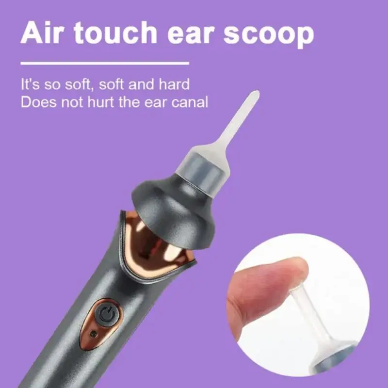 Painless Ear Cleaning Led Lighting Electric Ear Cleaner Wax Removal Spiral Ear Cleaning Device Dig Wax Earpick Ear Cleaning Tool