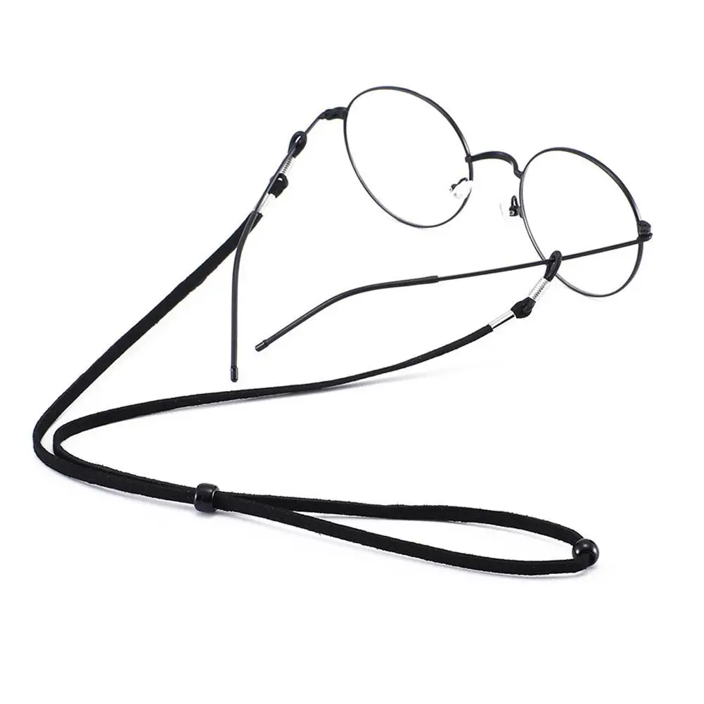 Adjustable Eyewear Rope Leather String Holder Sunglasses Chain Eyeglass Lanyard Anti Lost Glasses Strap Sports Accessories