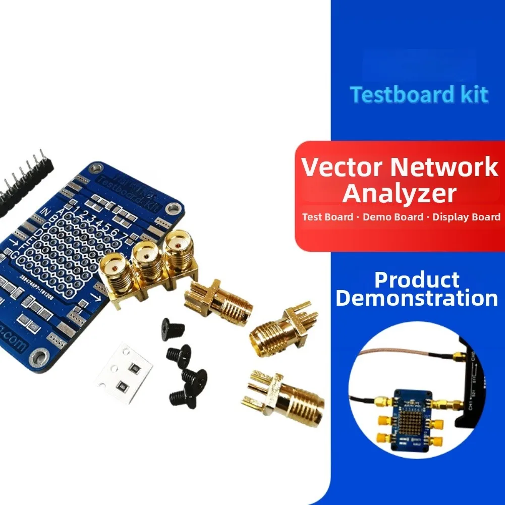Vector Network Analyzer Demonstration Board for NANOVNA with 0805 1206 Circuits Female Connectors DIY Assembly Kit