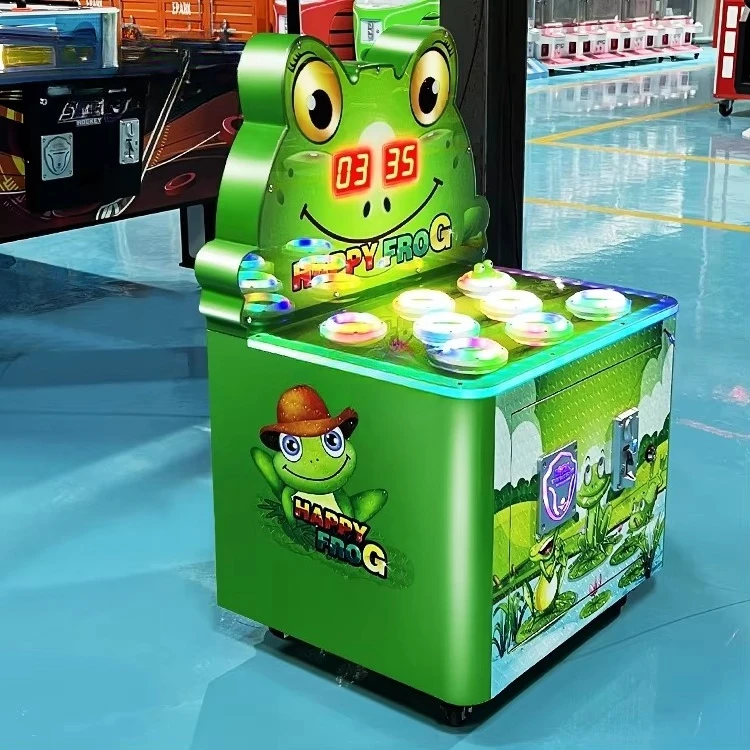 Coin Operated Hammer Game Hit Mouse Hit Frog Whak a Mole Arcade Redemption  Game Machine for Kids