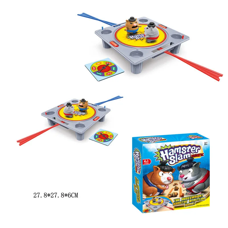 New assembly game Wrestling Hamster Fun Hamster Sumo board game Parent-child interactive competitive battle puzzle toys Christma