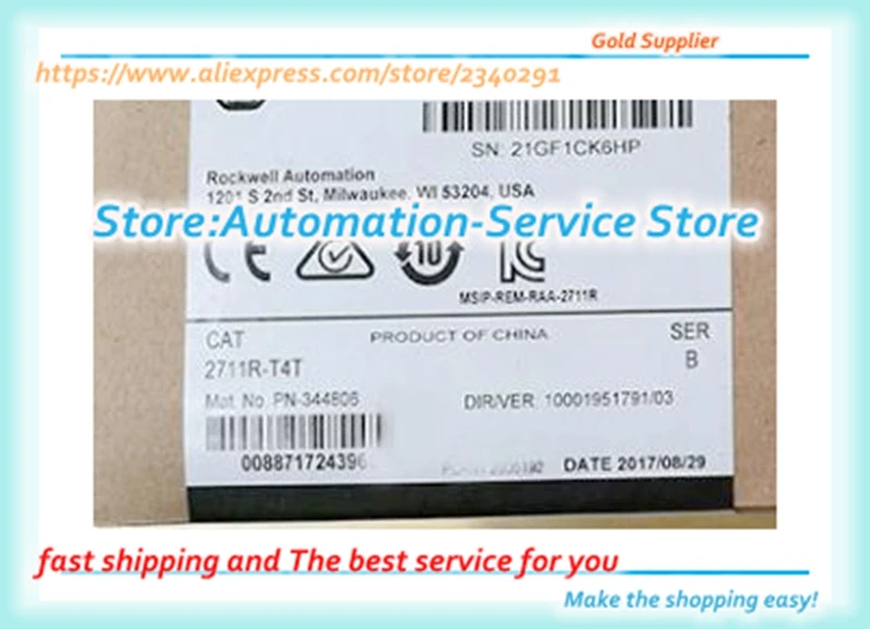 2711RT4T 2711R-T4T オリジナル HMI