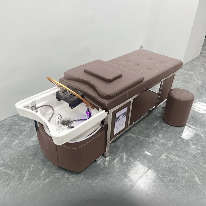 

Salon Equipment Furniture Shampoo Chairs Water Circulation Intelligent Shampoo Chairs Hairdressing Sillas Salon Washbasin Beauty