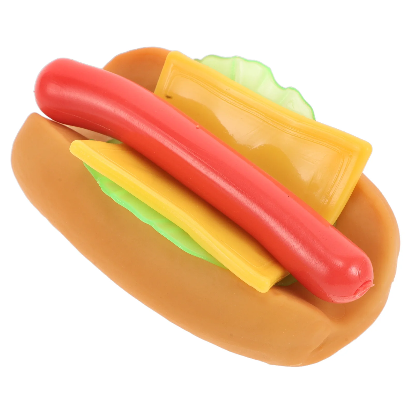 Hot Dog Squeeze Creative Fidget Plaything For Kids Stress Relief Funny Kawaii Sensory Fake Food Party Favors Decorative
