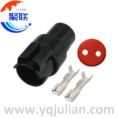 Auto 2pin plug MG610164 MG 610164 MG610164-5 wiring unsealed electrical connector 7219-3240 with terminals