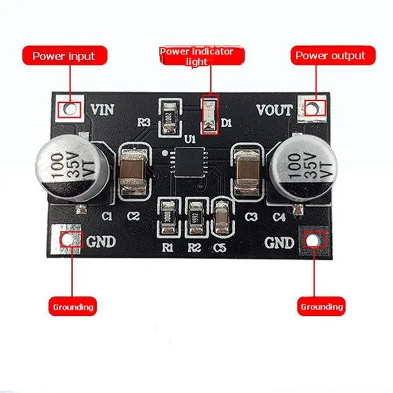 M11K-LT3042 Single Power Linear Regulator Step-Down Buck Module 3.3V Low Noise And Low Ripple RF Power Supply Module