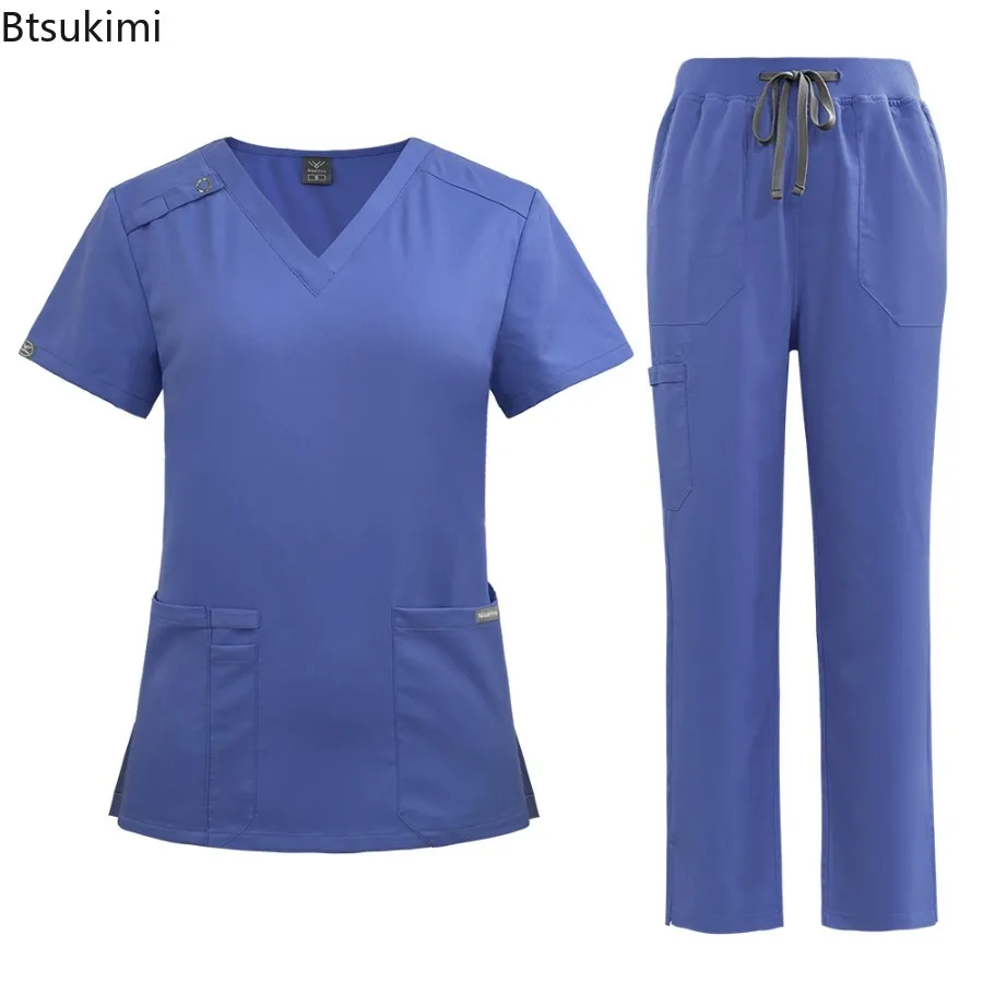 High Quality Design Medical Scrubs Sets Hospital Doctors Unisex Uniforms Nurses Accessories Dental Clinic Surgical Lab Workwear