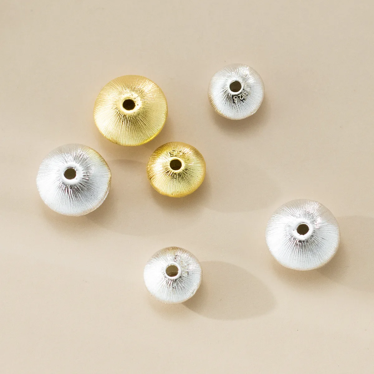 

1pc 925 Sterling Silver Brushed Oval Simple Beads 8/10mm Fashion Crystal Bracelets Bangles Silver Spacers Beads DIY Jewelry Make