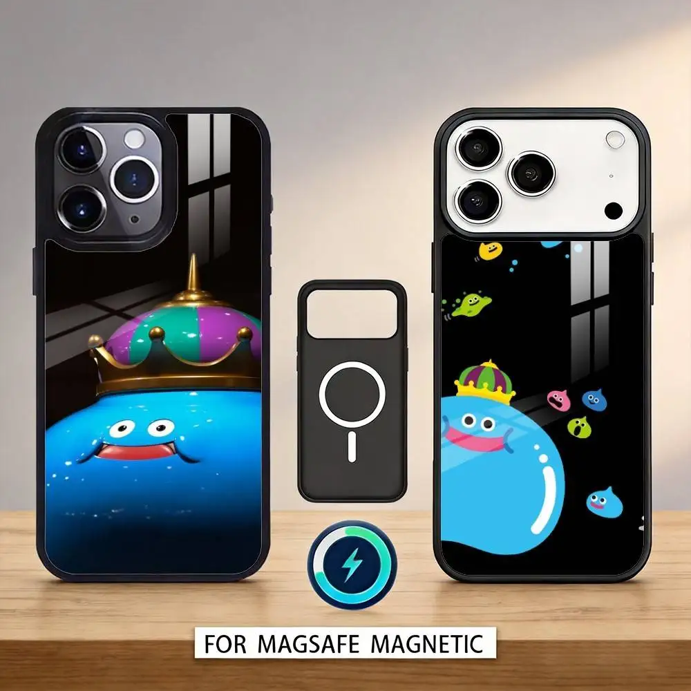 

D-Dragon Quest S-slime Phone Case For iPhone 17,16,15,14,13,12,Pro,Max For Magsafe Magnetic Wireless Charging