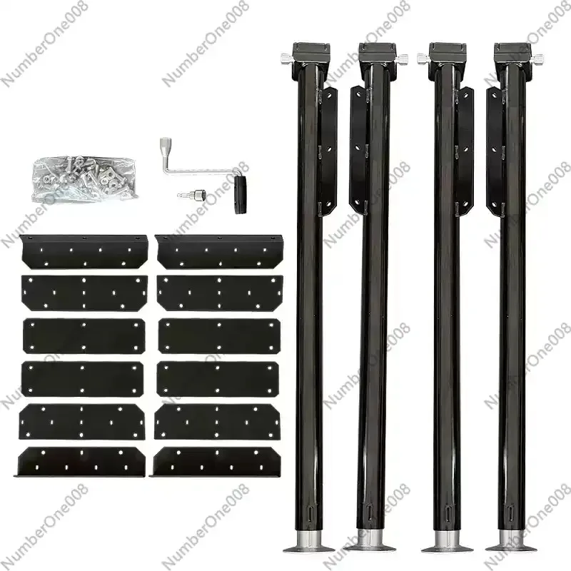 

Электрические и ручные подъемные опоры для прицепов (комплект из 4 шт.) – высокоподъемные домкраты для кемперов, караванов, прицепов, грузоподъемность 2500 фунтов, высота подъема 110-780 мм