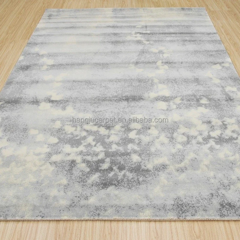 Cream and Light Grey 1.7mx2.6m Room Rug New Design Shanghai Hangju JV-2101BL Series Home textiles