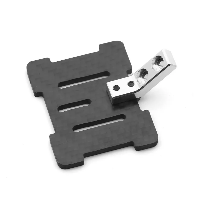 Metal Carbon Fiber ESC Fixing Plate ESC Mount Plate for Tamiya BBX BB01 Tamiya BB-01 1/10 RC Car Upgrade Parts