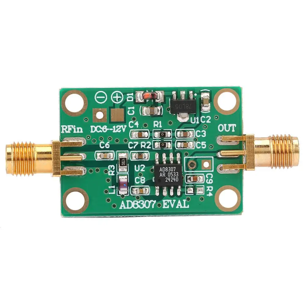 

AD8307 RF Logarithmic Detector Module 0.1-600MHz -75 to +15dBM Power Meter High Sensitivity DC Board