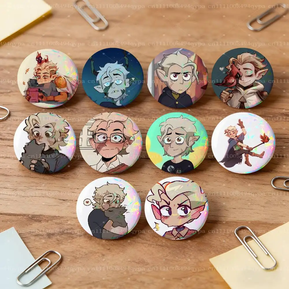 Hunter The O-Owl House Pins for Backpacks Funny Pins Acrylic Y2K Aesthetic Pin Cute Bag Lapel Brooch Clip Badges Accessories