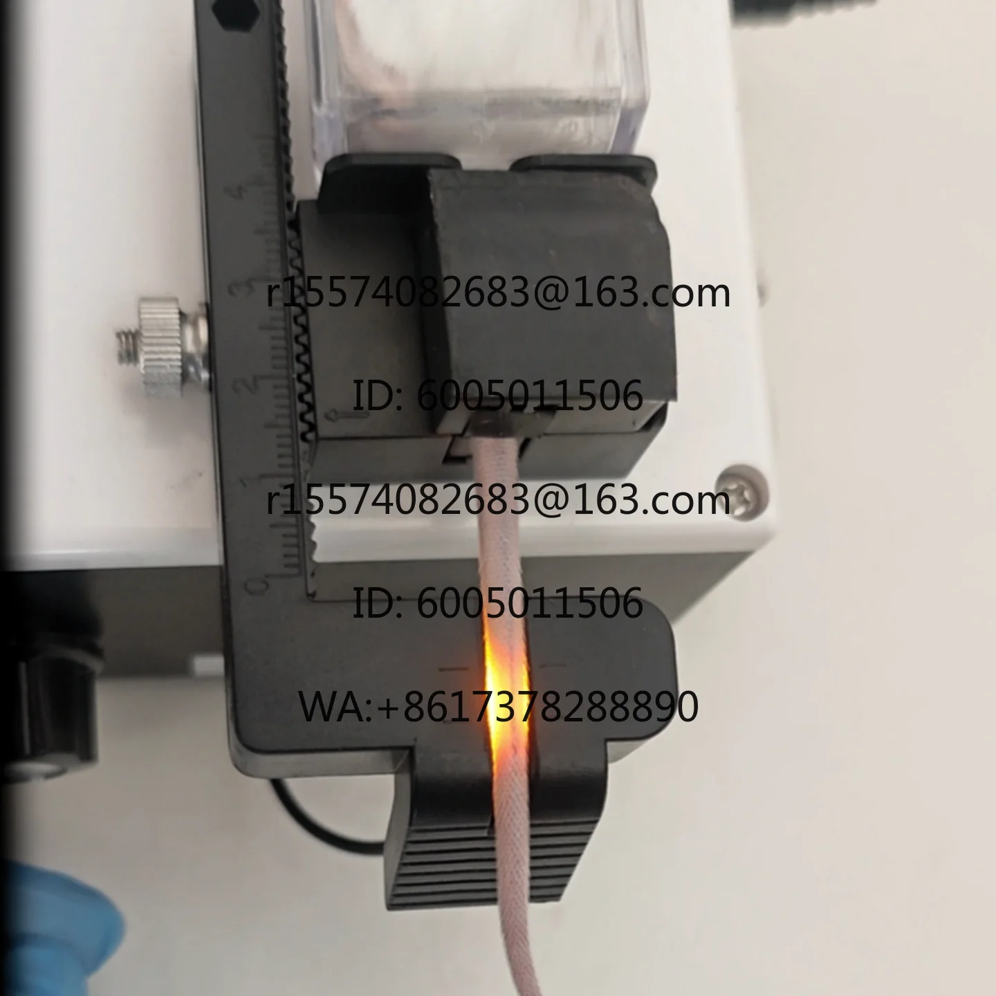 Mouse vein visual tail  fixator tail vein imaging lamp