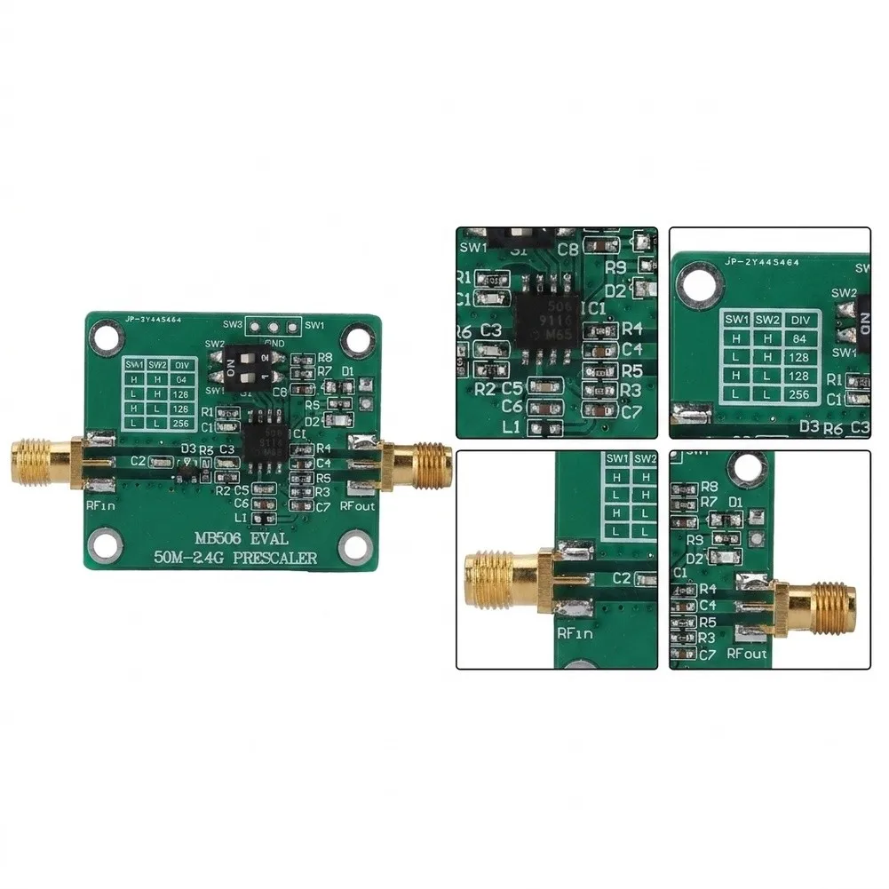 MB506 For Frequency Divider 2.4G Prescaler 64 128 256 Ratio For DBS CATV PCB Board RF Signal Testing Tool