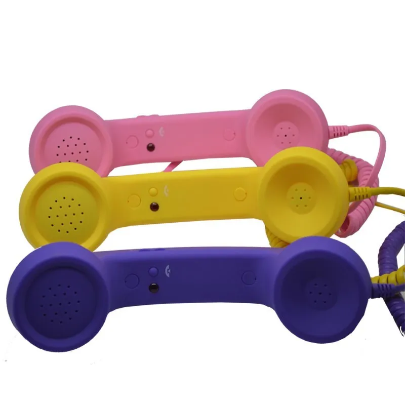 سماعة هاتف ريترو عصرية خصيصًا على الهاتف المحمول المضادة للإشعاع لهاتف iPhone 15 14 13 12 11