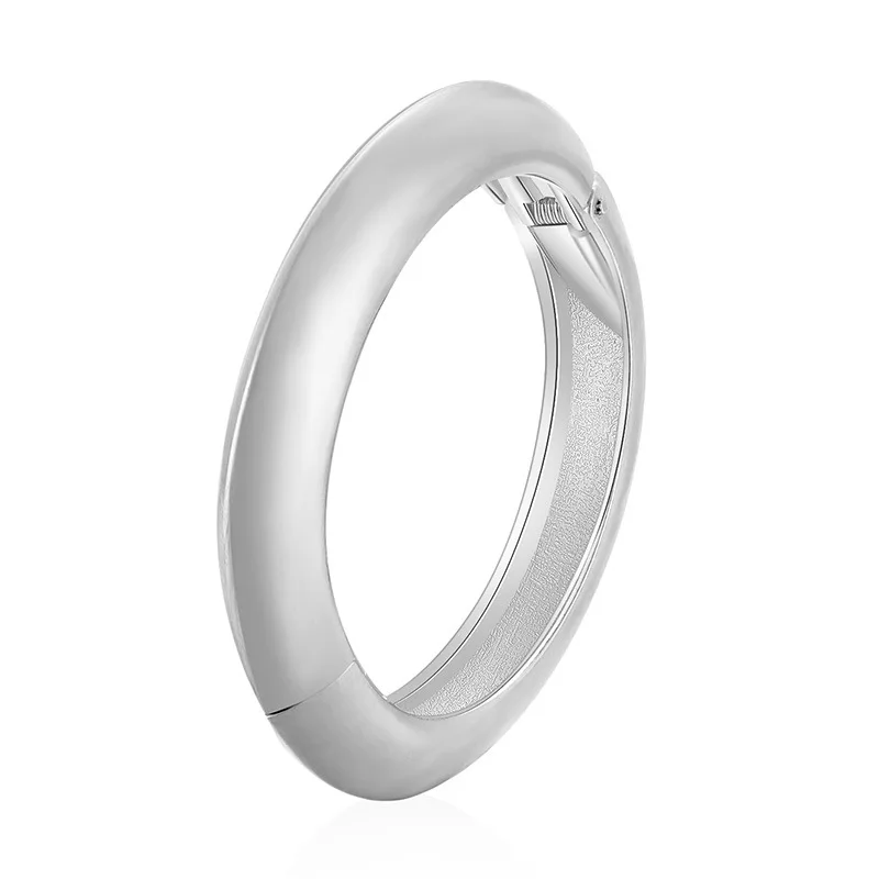 Simple Style Alloy Bangle for Women Charms Metal Bracelet Jewelry Festival Gift