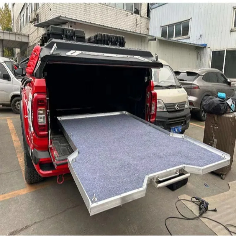 Pickup truck cargo box slide rail drawer sliding special tray trunk rail