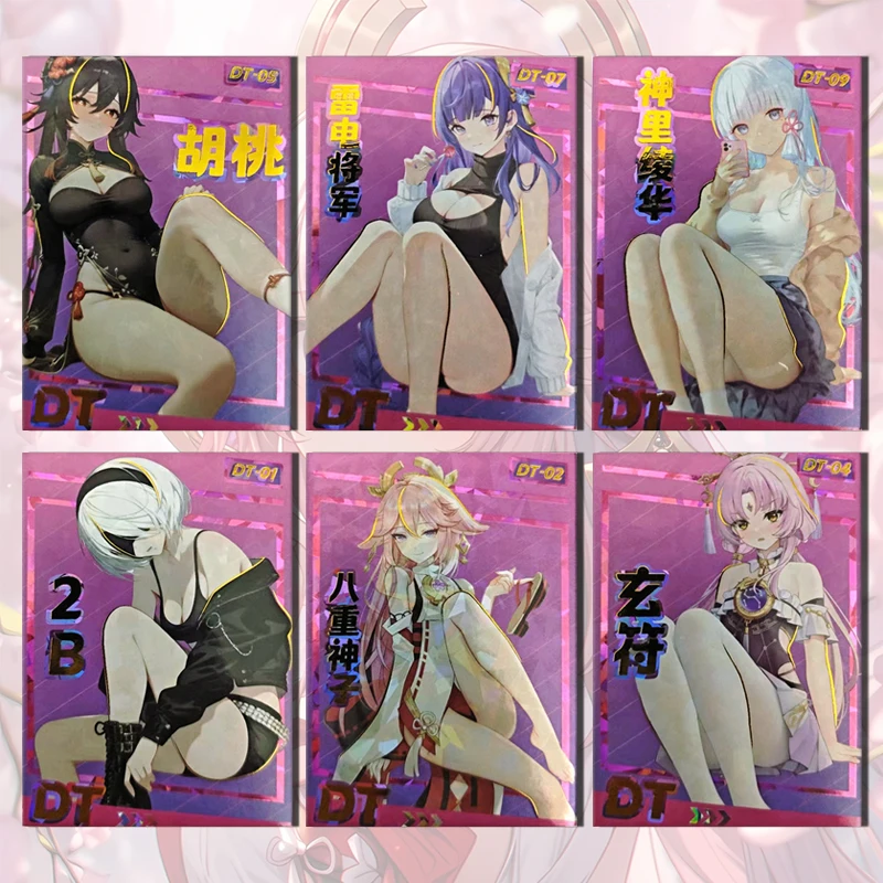 

Goddess Story Mare's nest ACG sexy DT card Yae Miko Fu Xuan Hu Tao Raiden Shogun boy Toy collection Birthday Christmas gifts