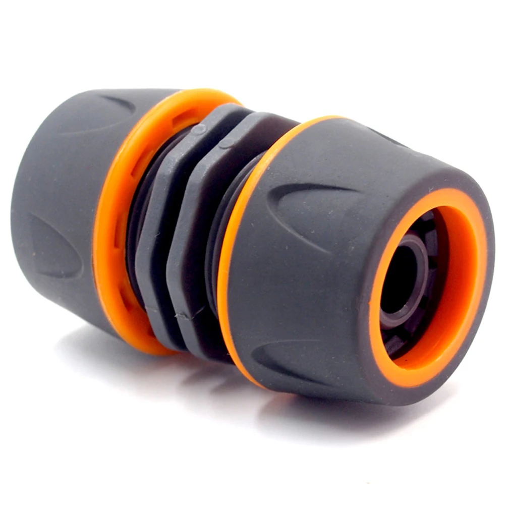 Garden Water Hose Repair & Extension Connector 1/2 Inch 4 Points Plastic Fitting 1pc/2pcs Outdoor Irrigation Pipe Joint
