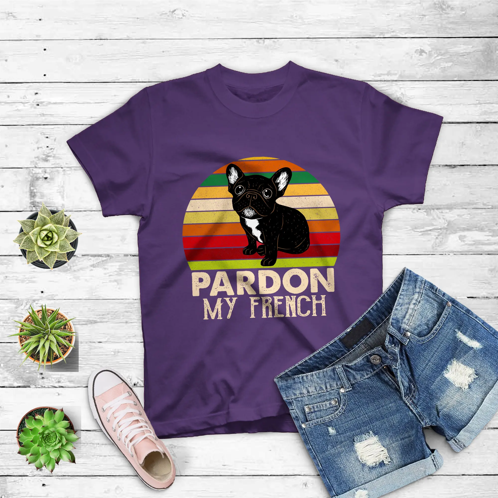 Pardon My French T Shirt Frenchie Bulldog