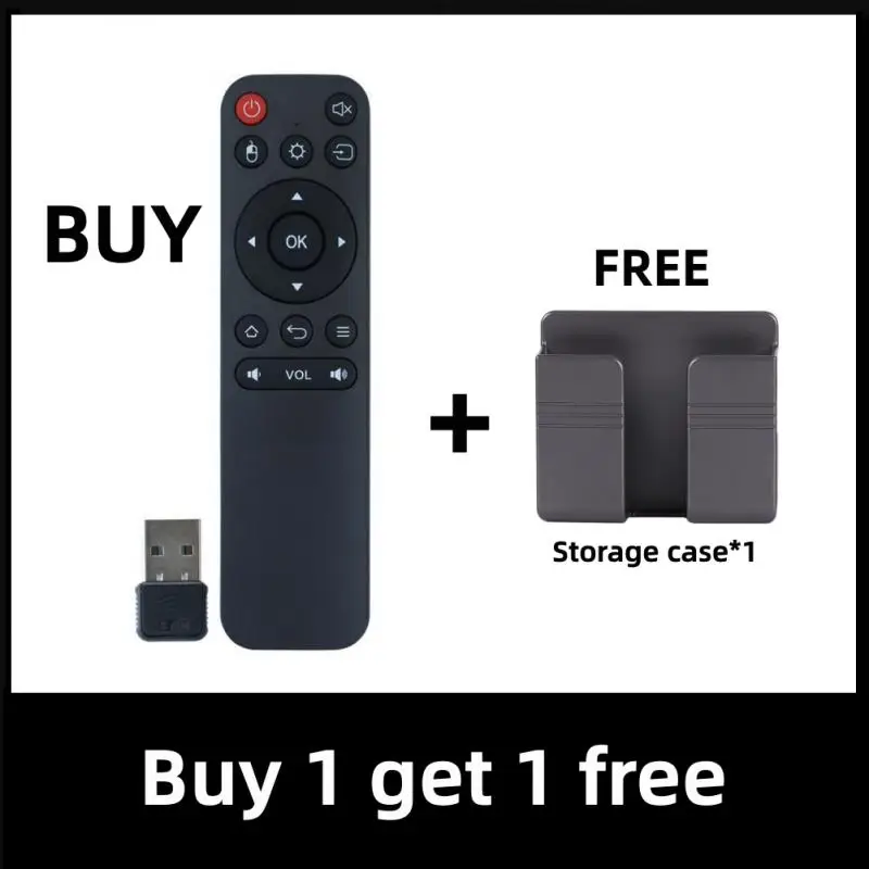 2.4G Wireless USB Receiver TV Box Remote Control BLE 5.0 Android Smart TV Box And PC/TV Wireless Air Mouse Consumer Electronics