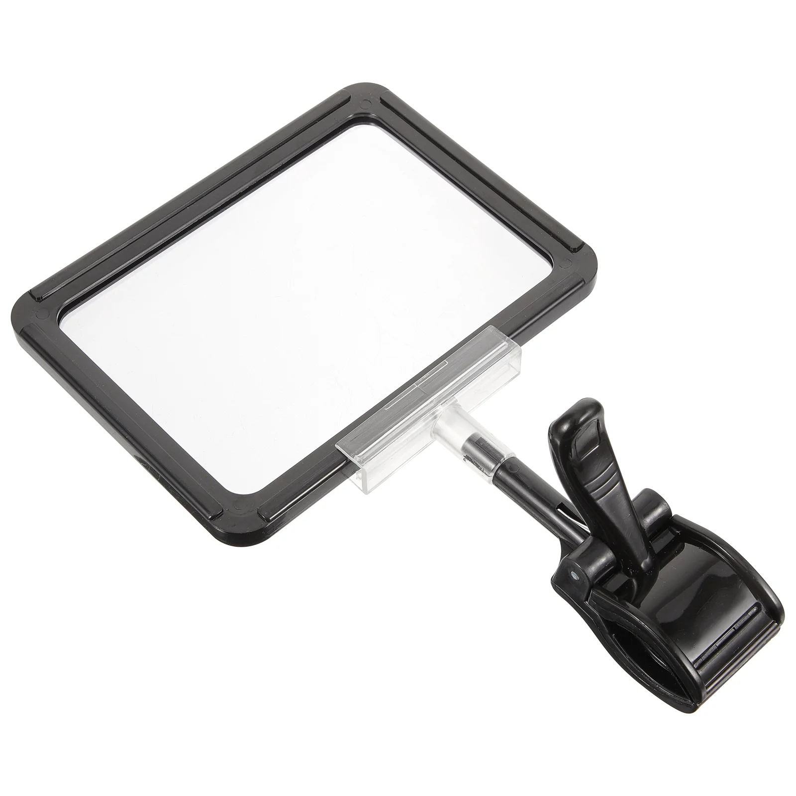 Signage Clip Price Tag Holder Adjustable on Plastic for Supermarket Merchandise Display Shelf